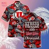 [Limited] Utah Utes Summer Hawaiian  And Shorts With All Over Print Design, Gift For Fans