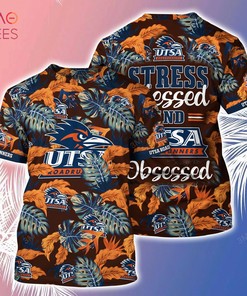 [Limited] Utsa Roadrunners Summer Hawaiian  And Shorts With All Over Print, Ideal Gift For Fathers Day