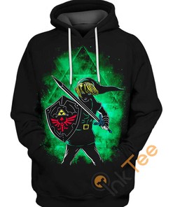Link The Legend Of Zelda All Over Print 3D Hoodie In Custom Design