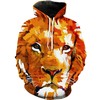 Lion Epic Animal Printed All Over Print 3D Hoodie