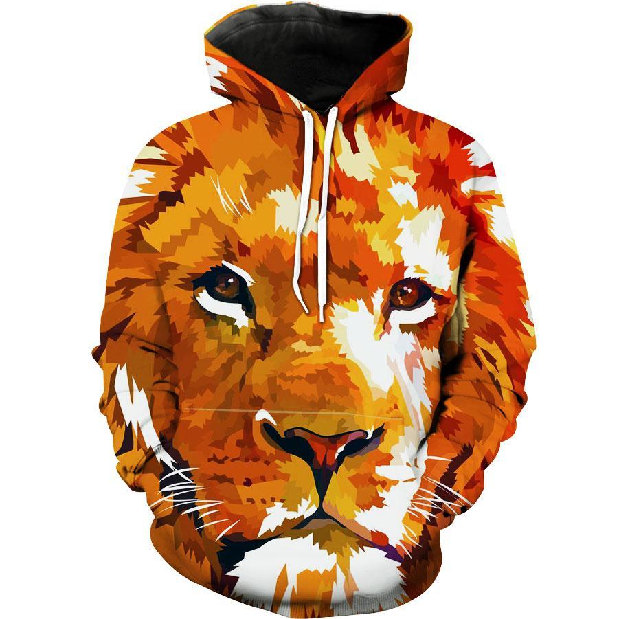 Lion Epic Animal Printed All Over Print 3D Hoodie