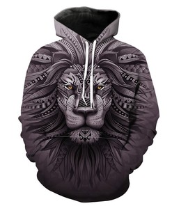 Lion Zion Epic Lion All Over Print 3D Hoodie For Men