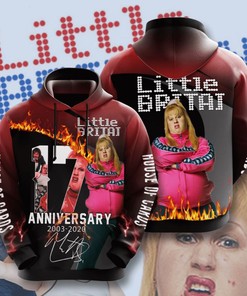 Little Britain Custom All Over Print 3D Hoodie For Men
