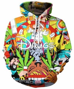 Lively Dr. Mario Drugs Pullover Characters All Over Print 3D Hoodie