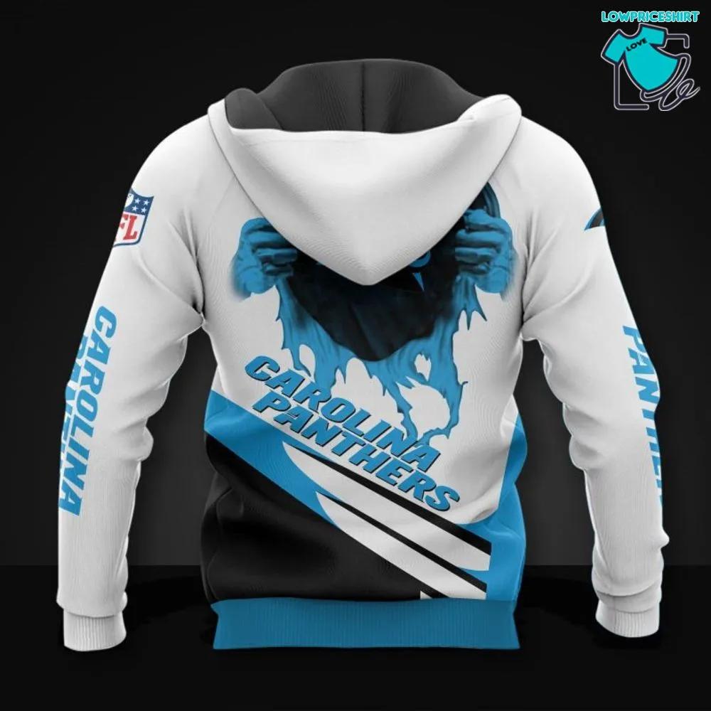 Look Cool And Feel Comfortable With The Carolina Panthers Nfl Football 3D All Over Print Hoodie