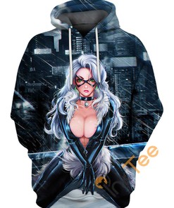Look Dark And Mysterious With Felicia Hardy Hoodie 3D