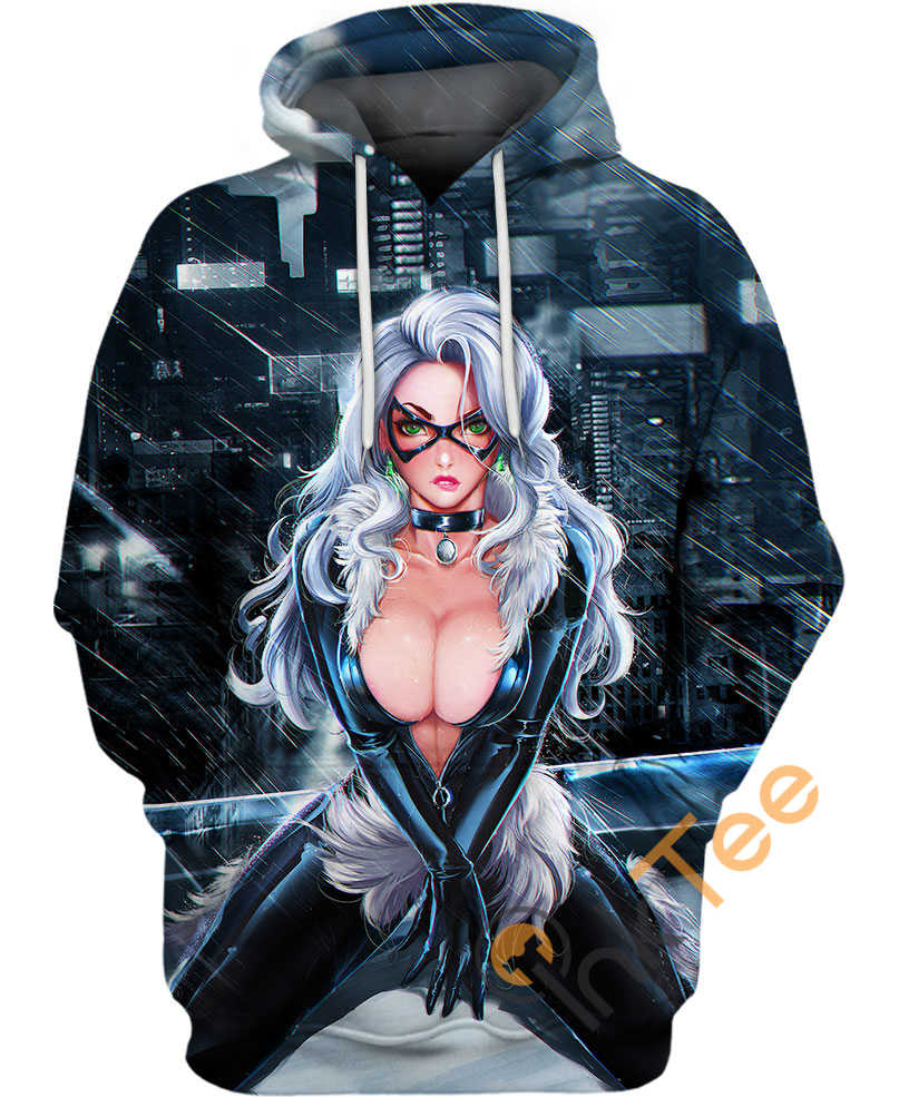 Look Dark And Mysterious With Felicia Hardy Hoodie 3D