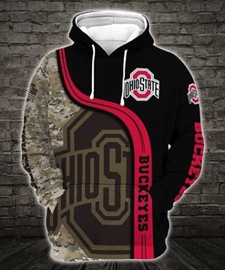 Look Sharp With Ohio State Buckeyes 3D Hoodie Style 07 