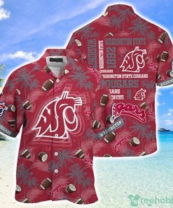 Look Trendy With The Washington State Cougars Coconut Pattern Hawaiian And Shorts