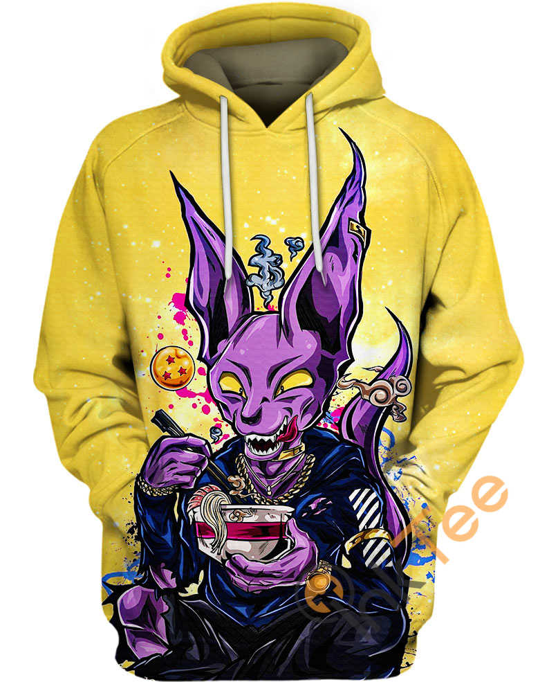 Lord Beerus All Over Print 3D Hoodie With Custom Design