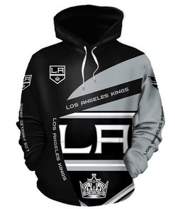 Los Angeles Kings 3D Hoodie Zip-Up With Nfl All Over Print Design