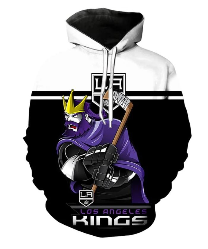 Los Angeles Kings Ultra-Cool 3D Hoodie Long Sleeve Gift For Fans