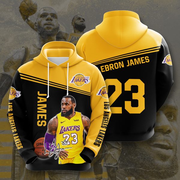 Los Angeles Lakers Custom Sport All Over Print Hoodie 3D 3 - All Over Print Hoodies For Women