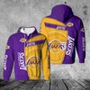 Los Angeles Lakers Hoodie 3D Basketball For Fans - All Over Print Hoodie Zip Hoodie Men