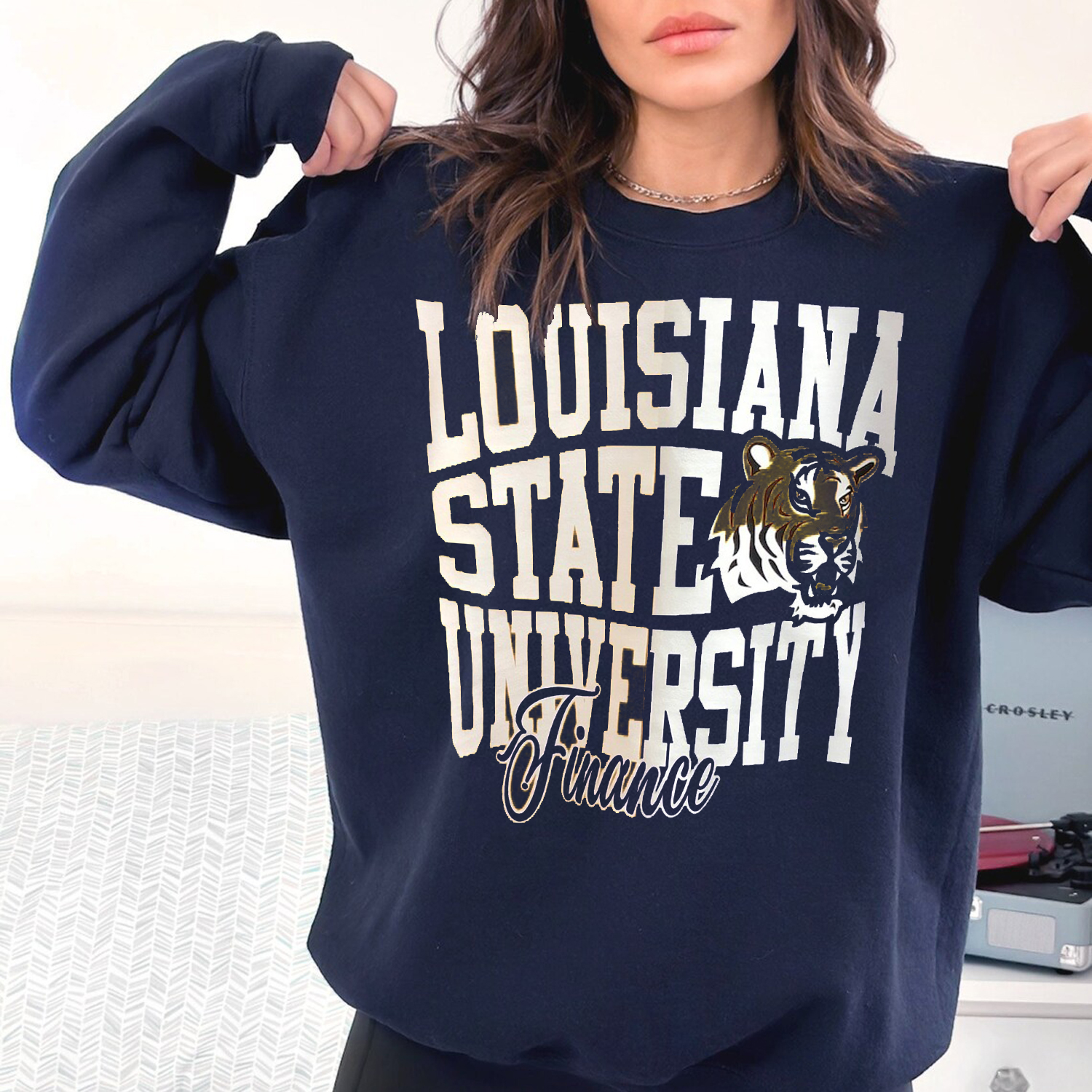Louisiana State University Finance Sweatshirt - LSU Shirts