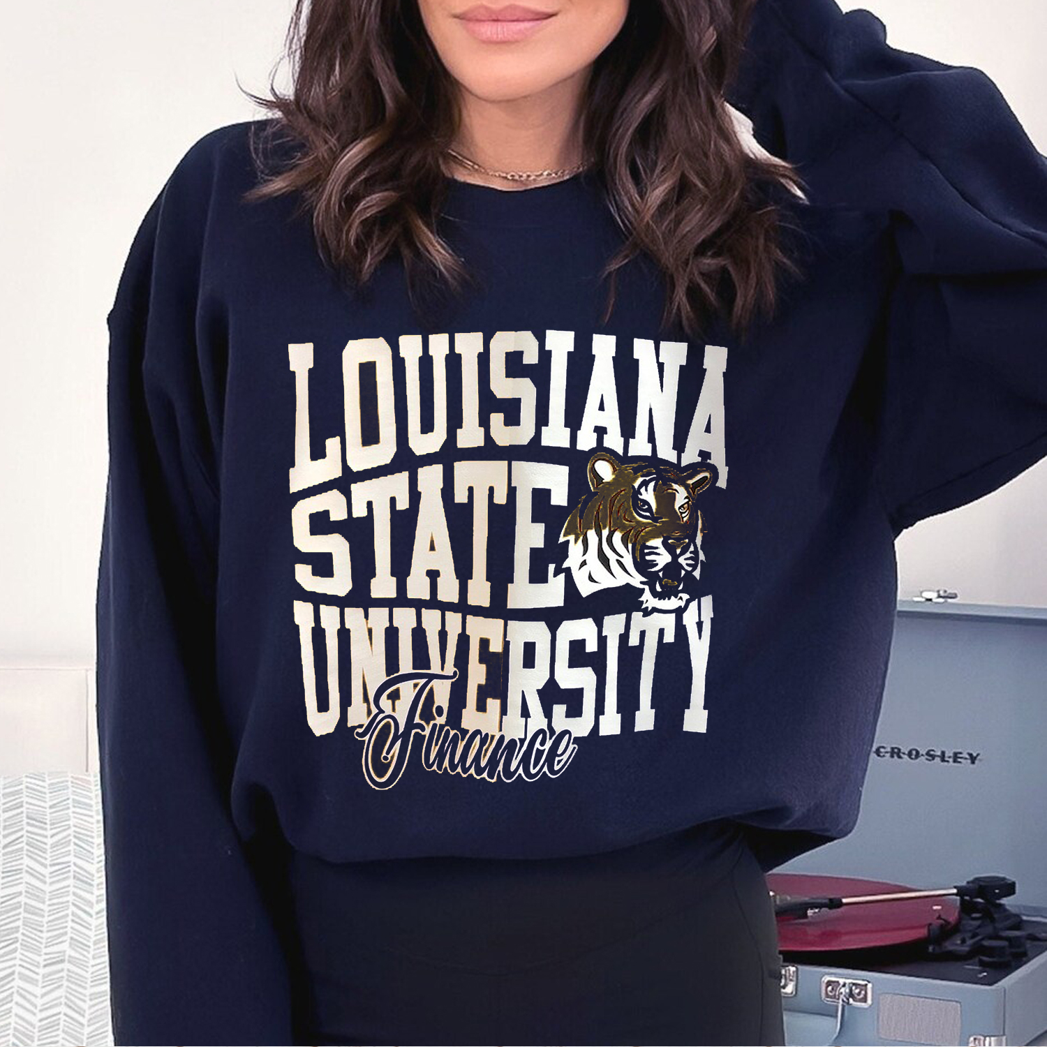 Louisiana State University Finance Sweatshirt - LSU Shirts