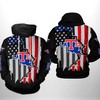 Louisiana Tech Bulldogs Ncaa Us Flag 3D All Over Print Hoodie, Zip-Up Hoodie - Custom All Over Print Zip Up Hoodie Men