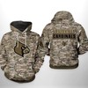 Louisville Cardinals Ncaa Camo Veteran 3D All Over Print Hoodie, Zip-Up Hoodie - All Over Print Zip Up Hoodie Men