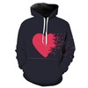 Love Is In The Air With The Binary Heart Love Awesome 3D Hoodie