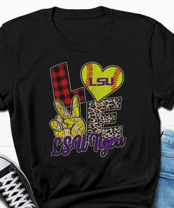 Love LSU Tigers Softball Team Shirt for Fans - LSU Shirts