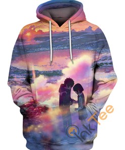 Love Signal 3D Hoodie With All Over Print Design