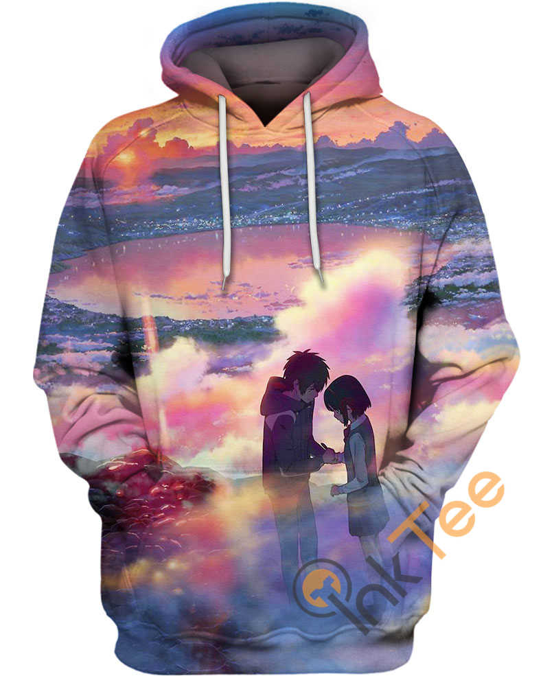 Love Signal 3D Hoodie With All Over Print Design