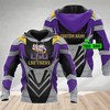 Lsu Tigers 3D Metal Personalized Hoodie 3D All Over Print Zip Hoodie Gifts For Ncaa Fans - Unique 3D Print Hoodies