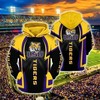 Lsu Tigers Fishing Lover 3D Hoodie - Unique Lsu Tigers Gifts