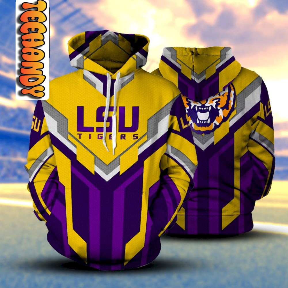 Lsu Tigers Football Premium 3D Hoodie - Cool 3D Printed Hoodies For Men And Women