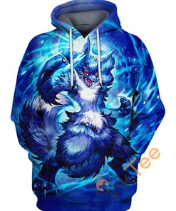 Lucario Keti 3D Hoodie With All Over Print Design For Men