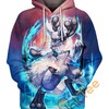 Lucario Pokemon All Over Print 3D Hoodie For Men