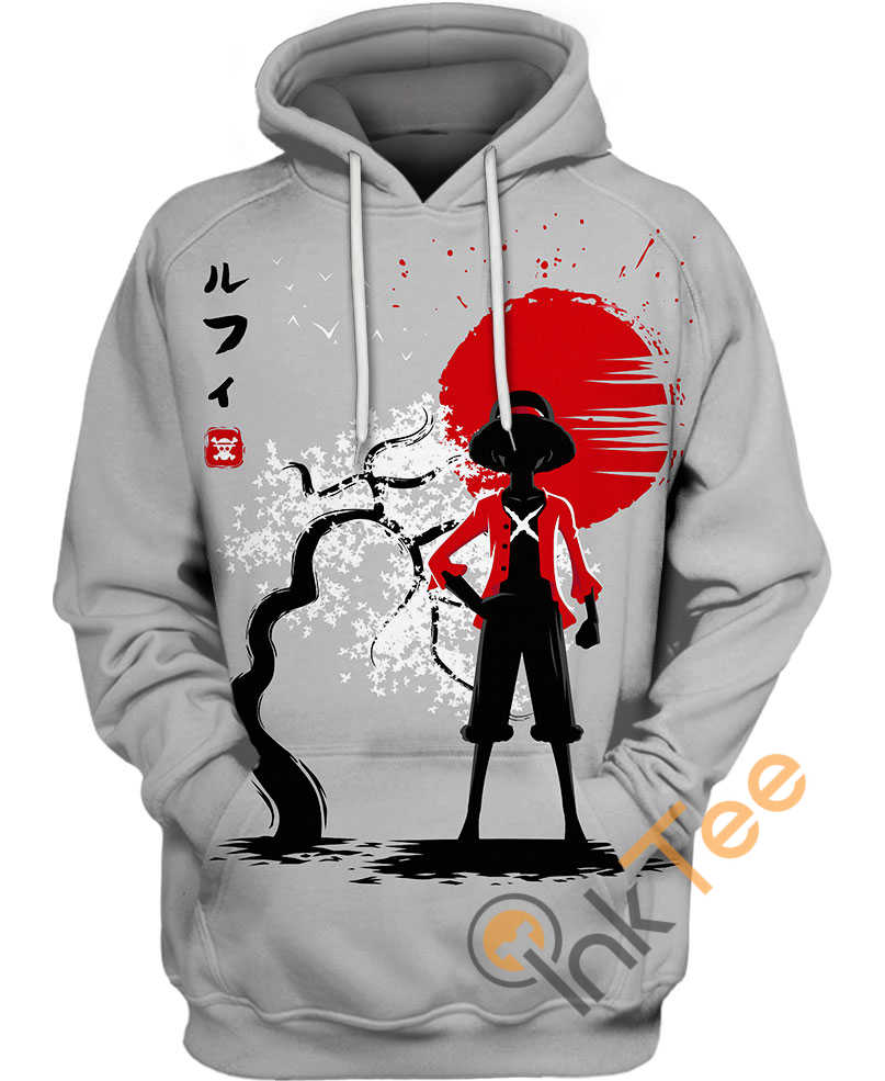 Luffy Cherry Tree All Over Print 3D Hoodie With Custom Design