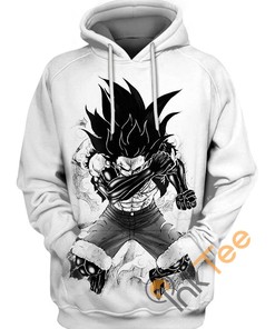 Luffy Gear All Over Print 3D Hoodie With Custom Design