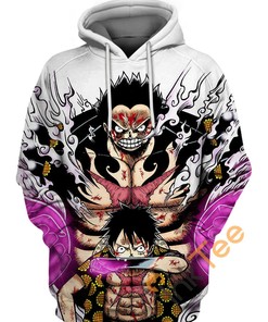 Luffy Gear Sport All Over Print 3D Hoodie For Men