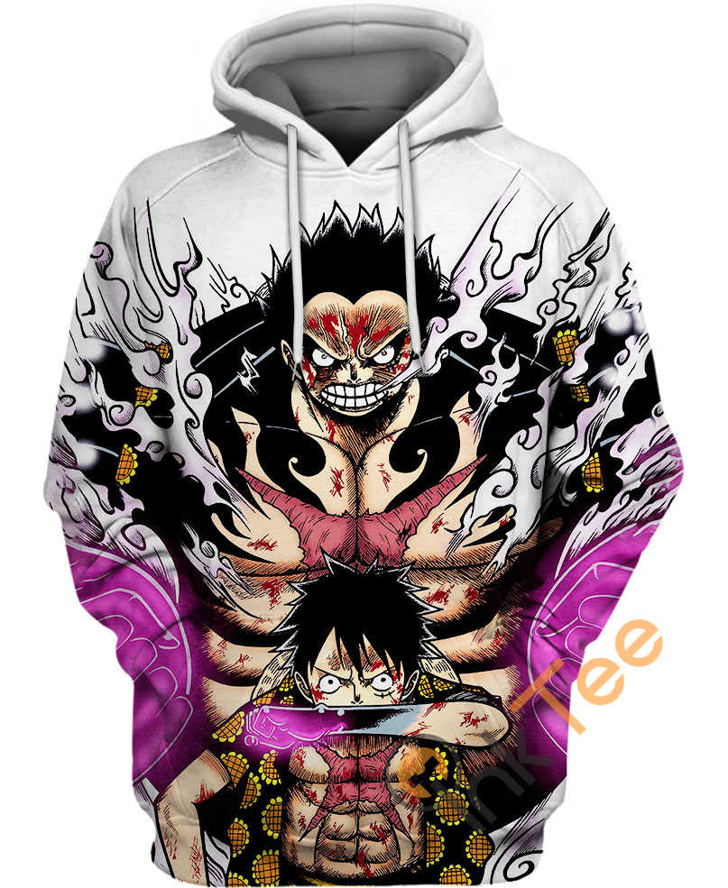 Luffy Gear Sport All Over Print 3D Hoodie For Men