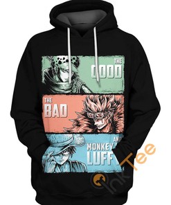 Luffy Law And Eustass Kid All Over Print 3D Hoodie