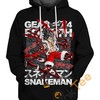 Luffy Snakeman 3D Graphic Hoodie