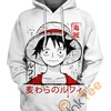 Luffy Straw Hat All Over Print Hoodie Printful