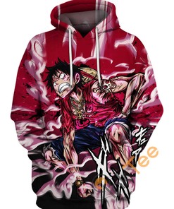Luffy Strongest Mind Mens 3D Hoodie