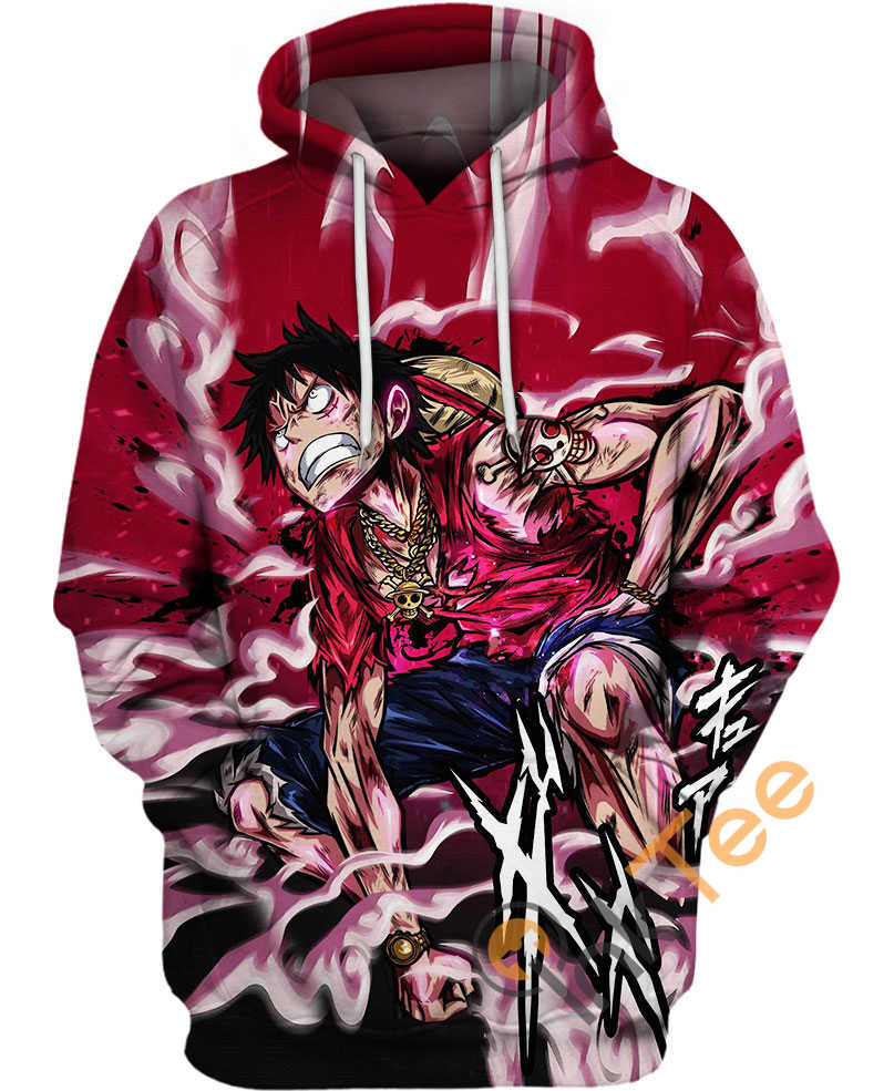 Luffy Strongest Mind Mens 3D Hoodie