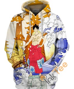 Luffy Wano Kuni All Over Print Hoodie For Women