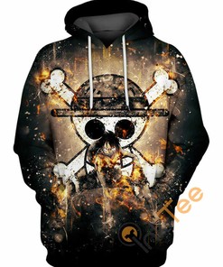 Luffy'S Fire Fist All Over Print Hoodie For Men
