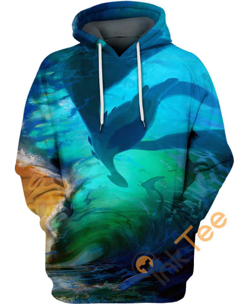 Lugia In The Sea 3D Print Hoodie Full Size