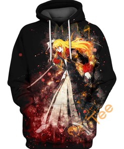 Lunar Ichigo Mens Graphic 3D Hoodie