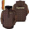 Luxurious Brand Louis Vuitton X Supreme 3D Hoodie