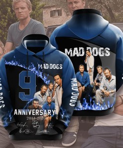 Mad Dogs Mens 3D Hoodie Graphic