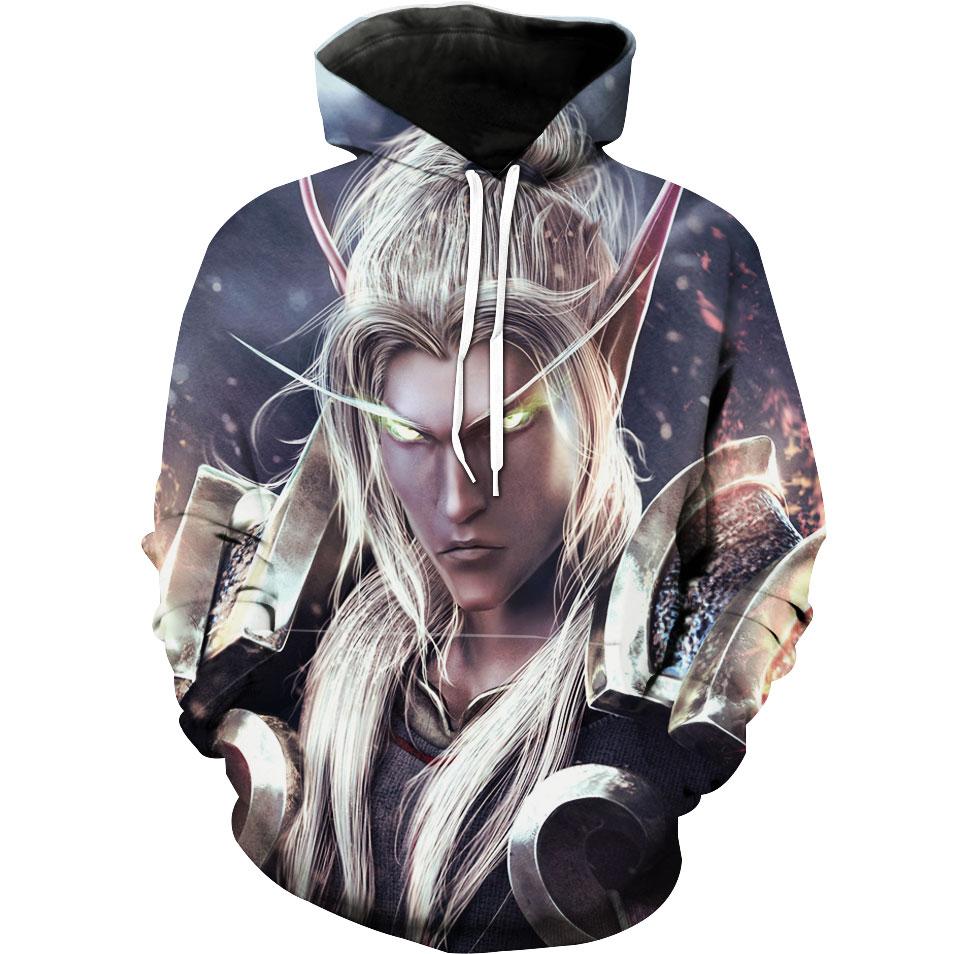 Magic And Fantasy Meet With Blood Elf Mage World Of Warcraft 3D Hoodie