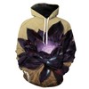 Magic The Gathering Meets Fashion With The Black Lotus Card 3D Hoodie