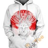 Majestic Deer Forest Spirit All Over Print 3D Hoodie