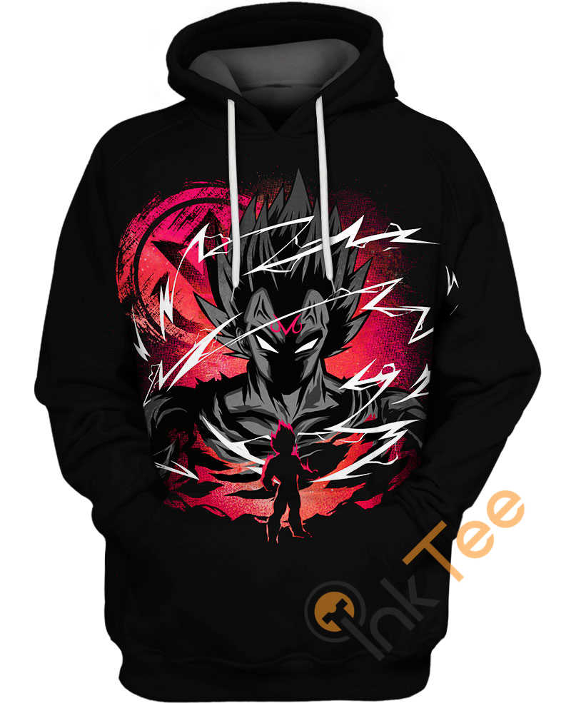 Majin Vegeta Dragon Ball 3D Hoodie Graphic